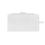 Mijölnir Toalla Chevron White 100% Algodón 500 gr/m² 33 x 33 cm Blanco